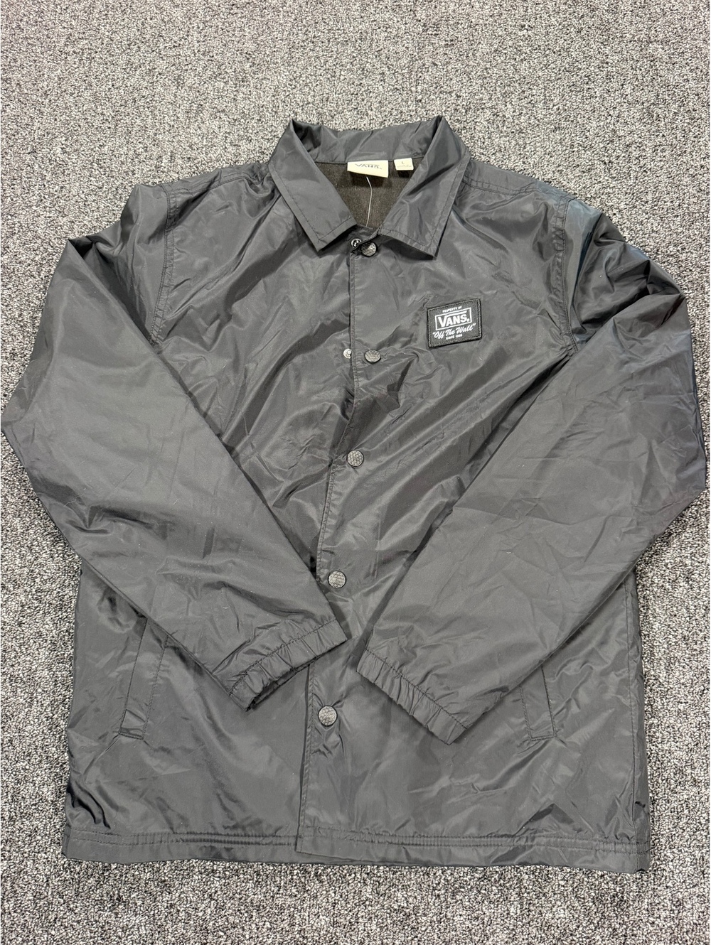 NWT Vans kids Black Jacket Size L